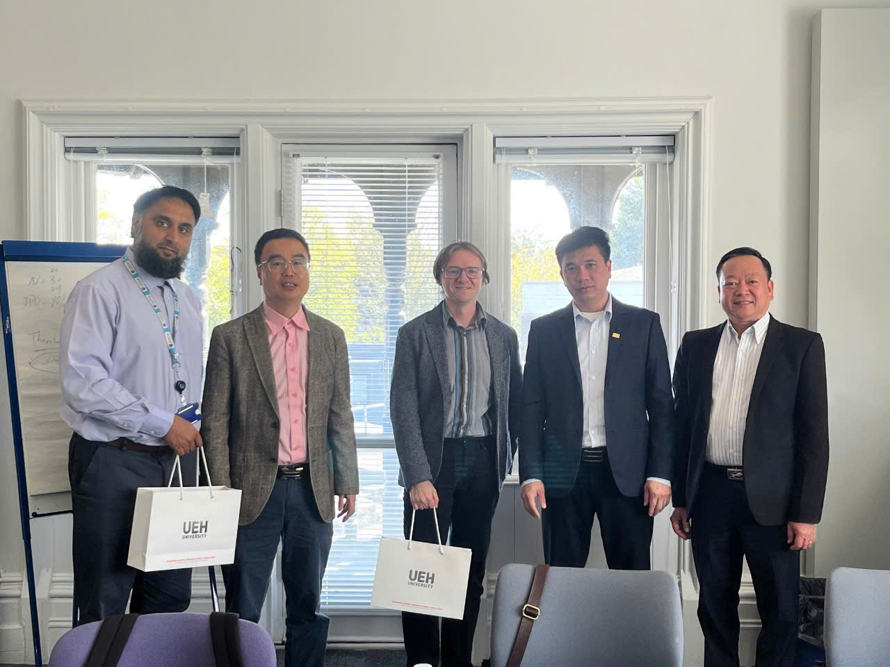 UEH Delegation Visits the University of Leicester